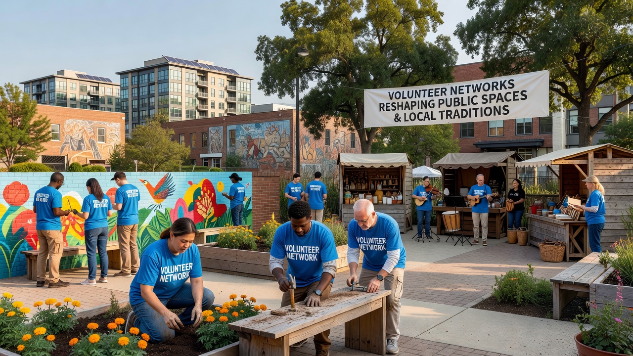 How Volunteer Networks Are Reshaping Public Spaces and Local Traditions in Growing Communities